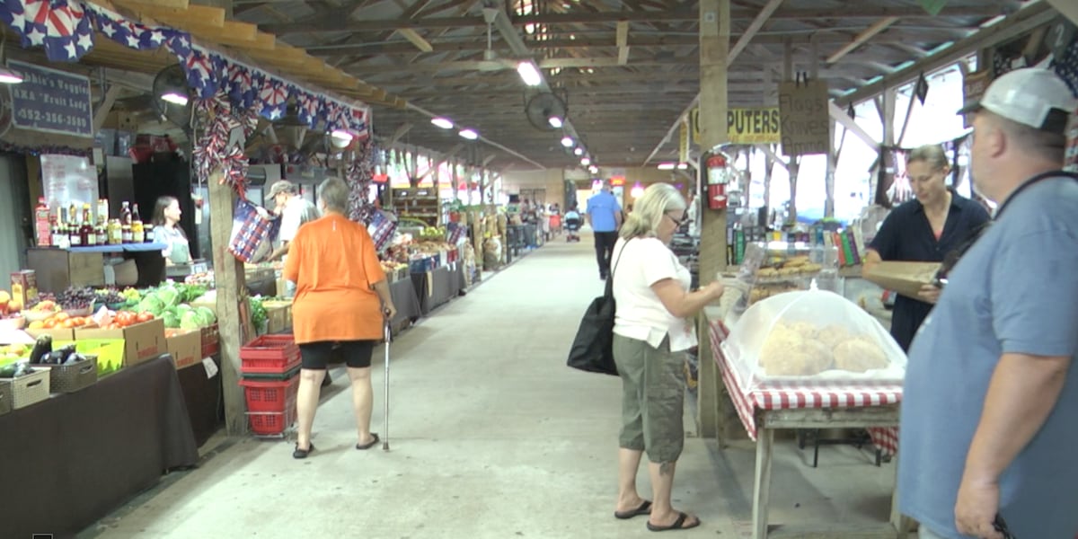 Florida Man goes shopping at the Chiefland Farmers Flea Market