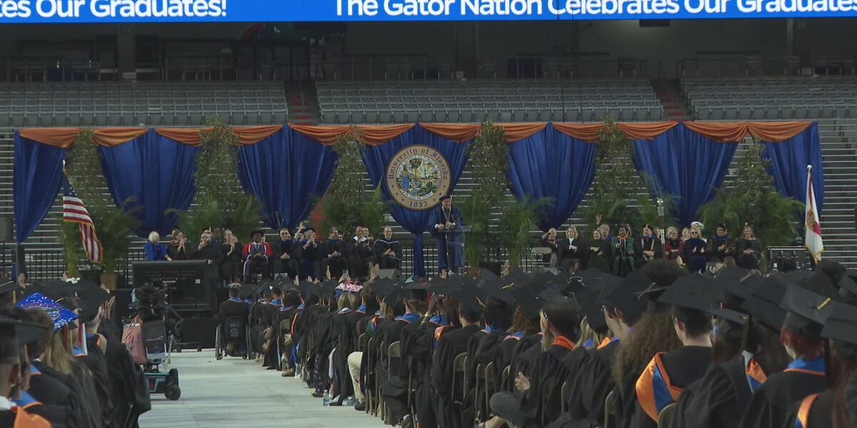 Graduation Gator University of Florida class of 2025 celebrates graduation at Ben Hill ...