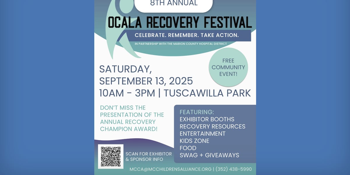 Recovery Fest 8th Annual Ocala Recovery Fest happening this weekend