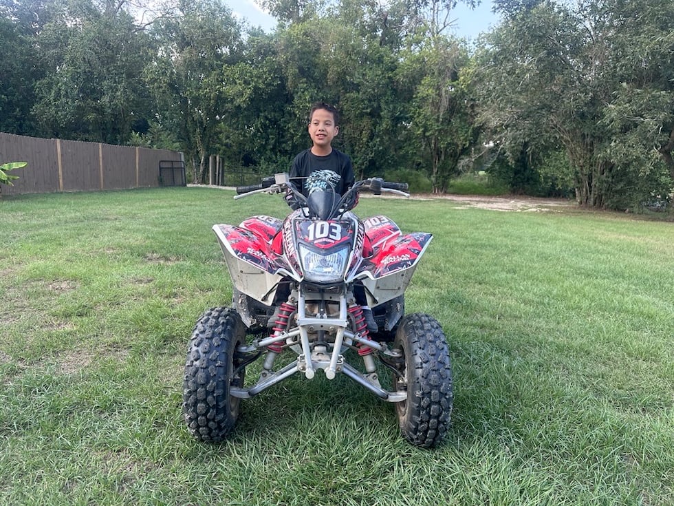 ‘Just born to ride it’: Boy with rare genetic disorder defies diagnosis, races ATVs