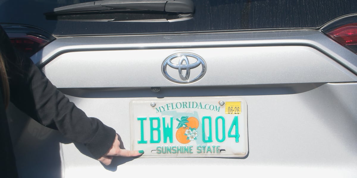 ‘Remove the decorative covering’: New Florida license plate law comes with increased penalties