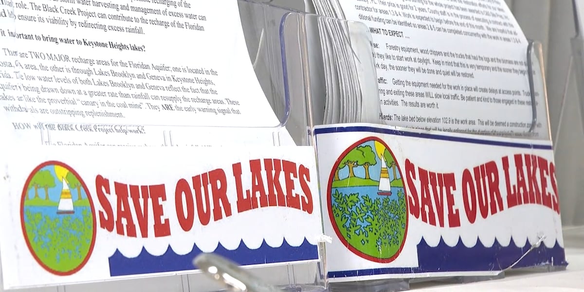 North central Florida lakes remain in deficit as extreme drought persists