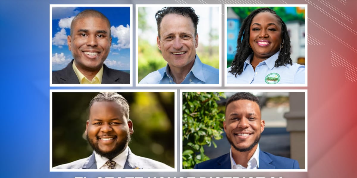 5 candidates vie for Florida State House District 21 seat ahead of Aug. 18 primary