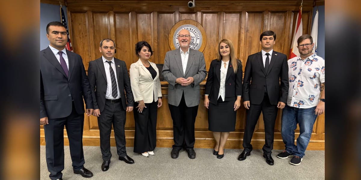 Gainesville leaders hold special community reception with Republic of Tajikistan leaders