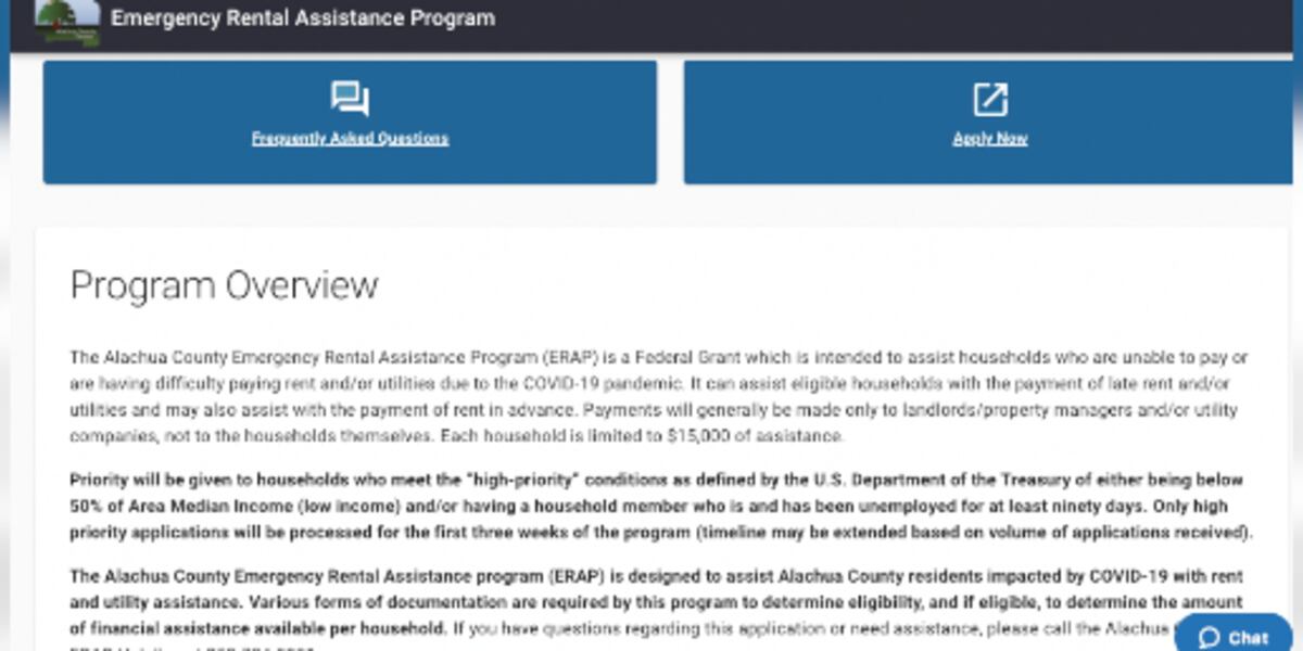 Aph Rent Help Applications open for program to help Alachua County residents pay rent ...