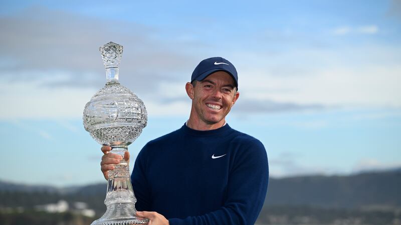 Rory McIlroy overpowers Pebble Beach and wins in a runaway