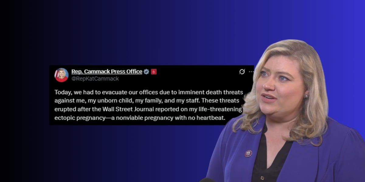Congresswoman Kat Cammack says staffers had to evacuate D.C. office after death threats