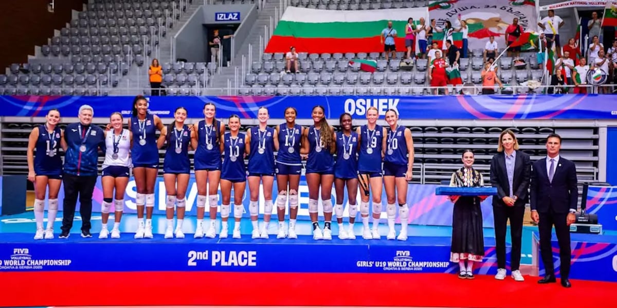 Gator volleyball’s Lily Hayes and U.S. U19 Team win silver at FIVB Girls World Championship