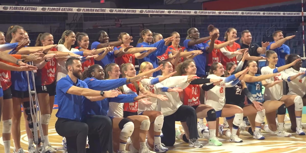 Gators Go International: The Gator volleyball team succeeds in an exhibition match vs. the Czech’s PVK Olymp Praha