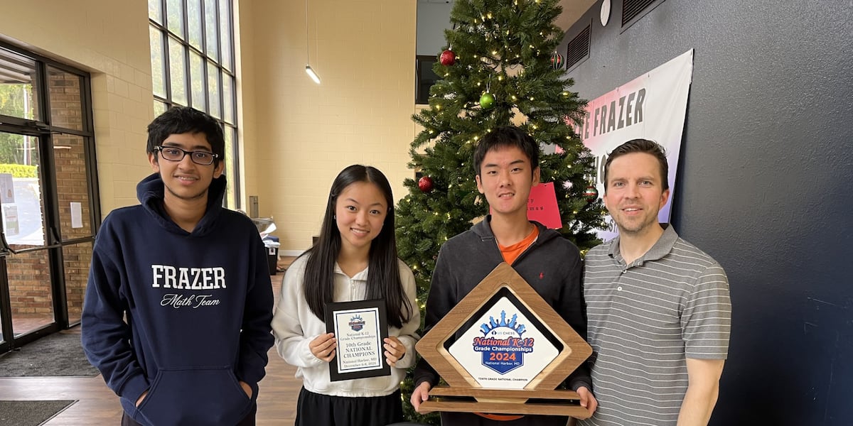 Frazer School, Oak Hall win chess National Championships