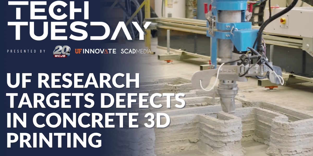 Target Defect Free Packing UF research targets defects in concrete 3D printing
