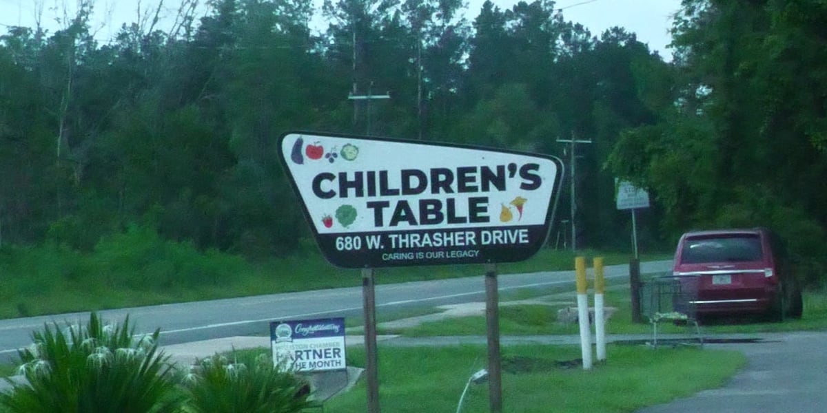 WCJB coverage of The Children’s Table barn sale fundraiser in Bronson