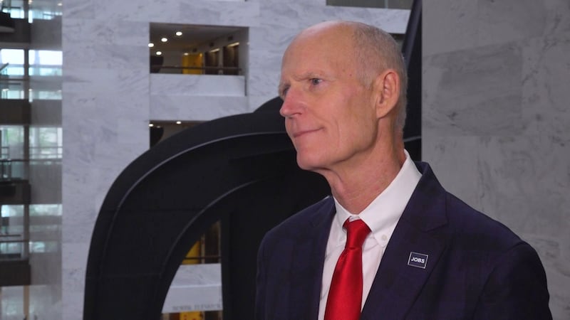 U.S. Sen. Rick Scott speaks with TV20 D.C. Bureau Reporter Stetson Miller about UF selecting...