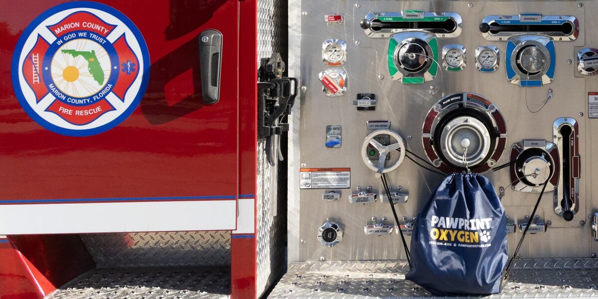 Fdo Mask Marion County Fire Rescue receives animal oxygen mask donation