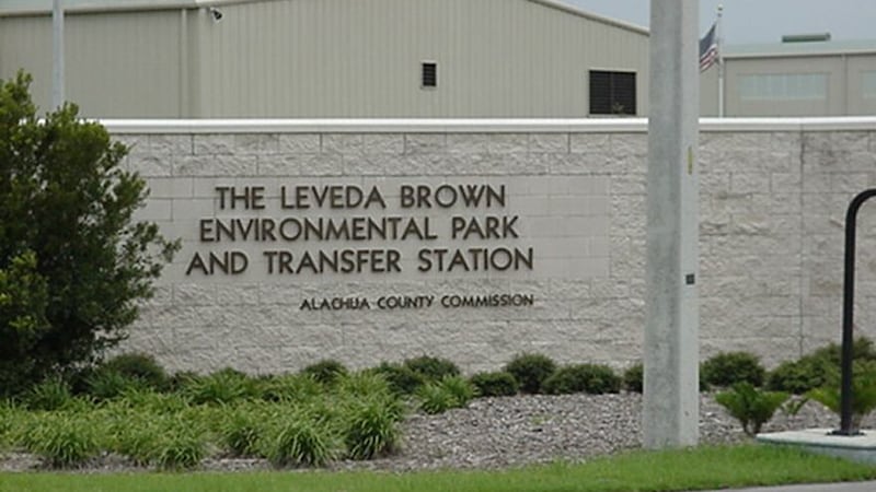 Alachua County officials announced the Leveda Brown Environmental Park and Transfer Station...