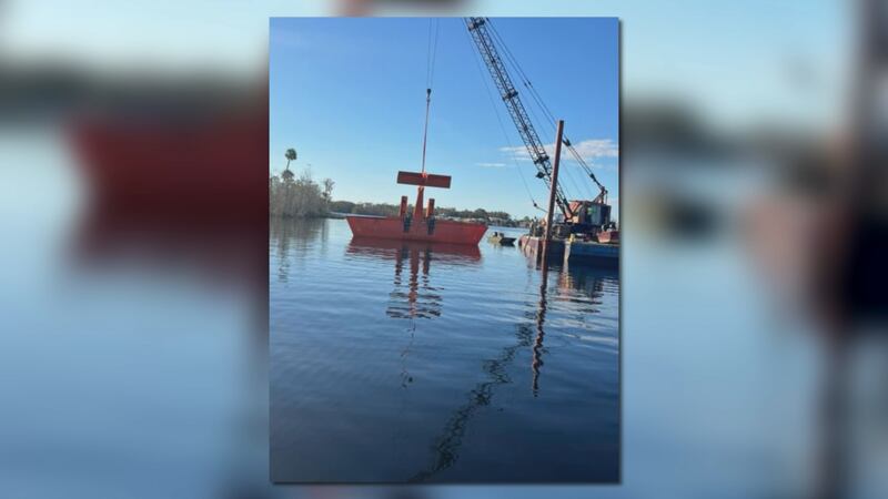 FWC officials have arrived on scene and the plane has been brought back onto shore with the...