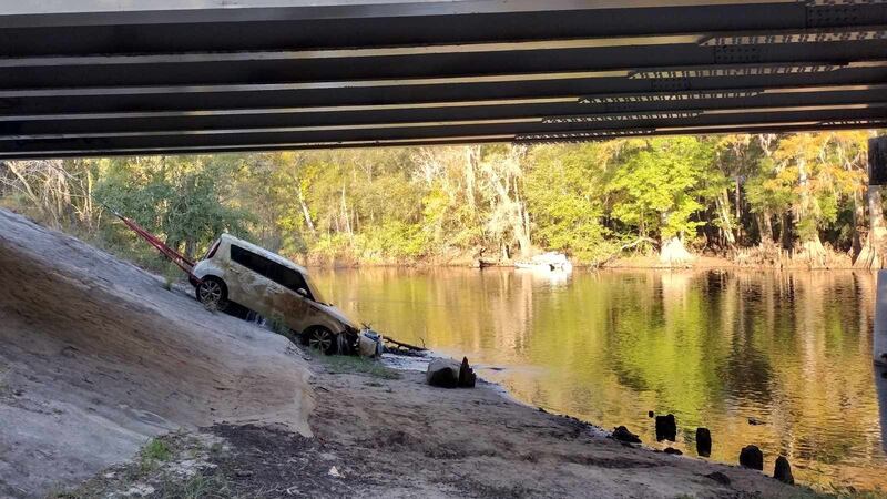 The resident, who found the vehicle, reported that there was no one inside the SUV.